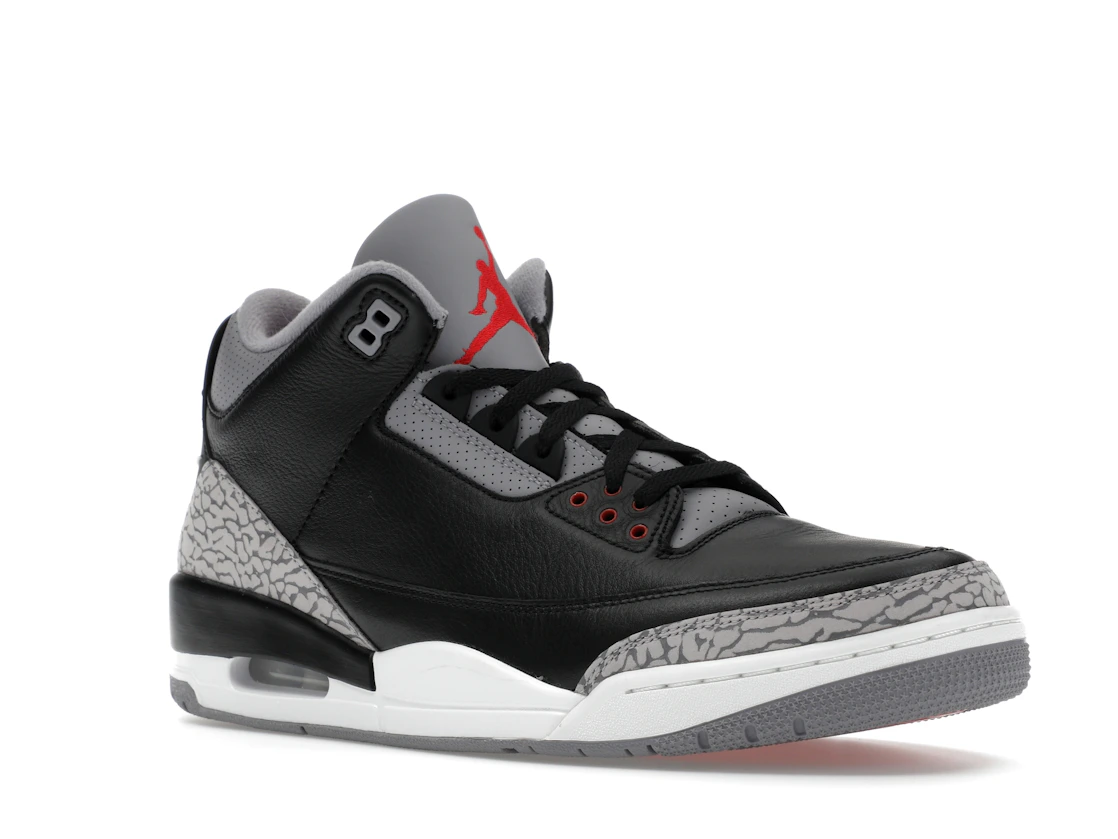 Vue 5 de Jordan 3 Retro OG Black Cement (2024)