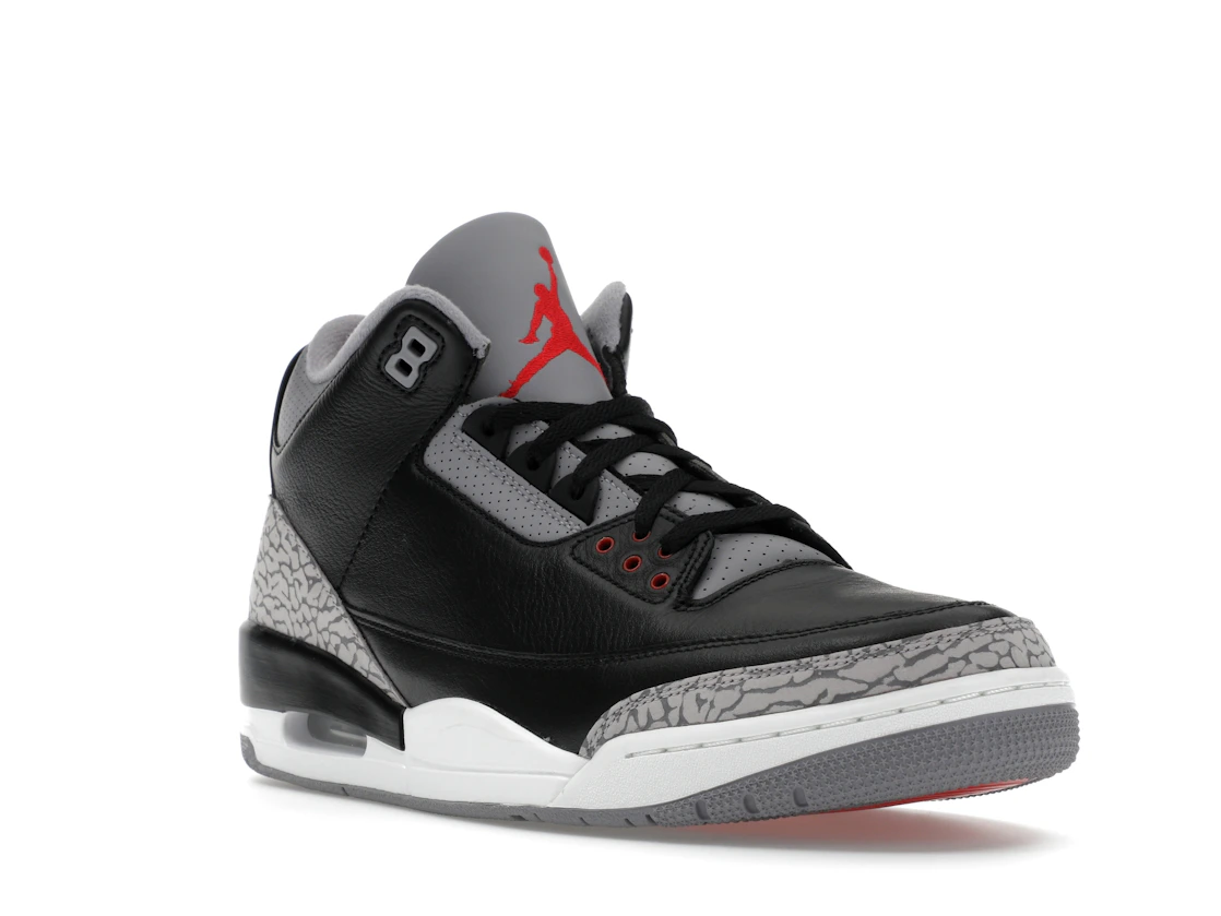 Vue 6 de Jordan 3 Retro OG Black Cement (2024)