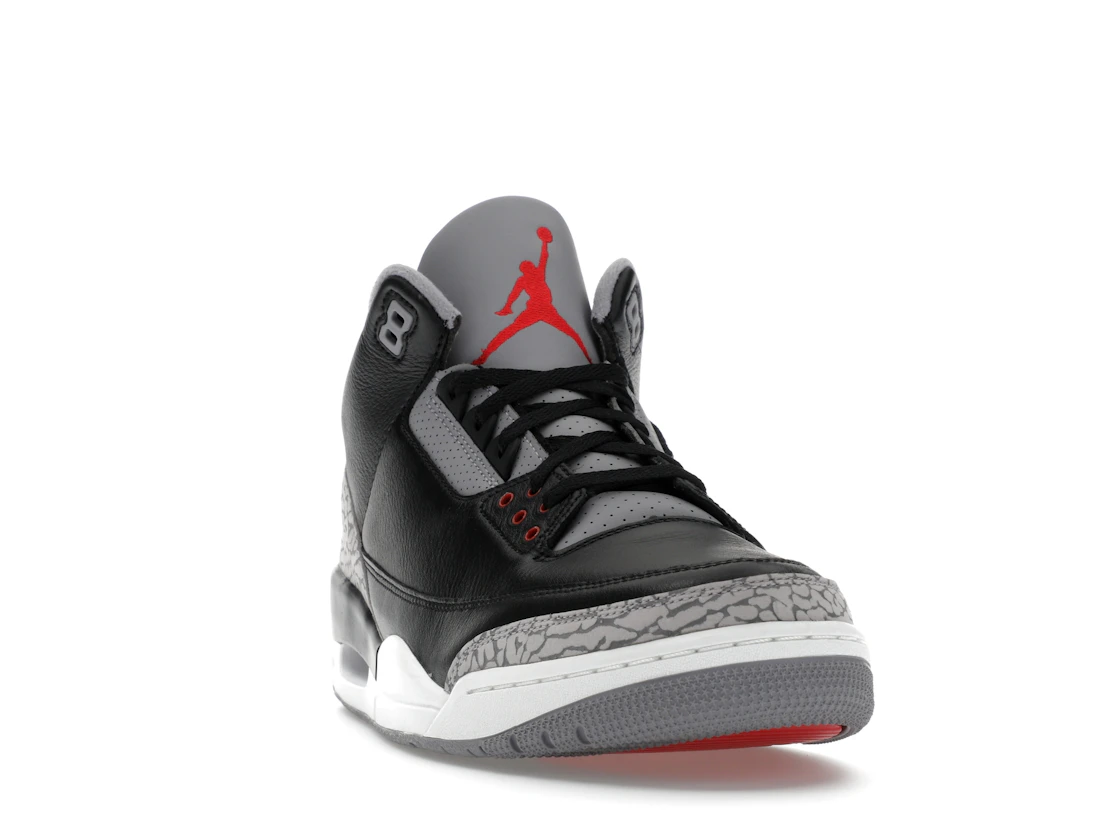 Vue 8 de Jordan 3 Retro OG Black Cement (2024)