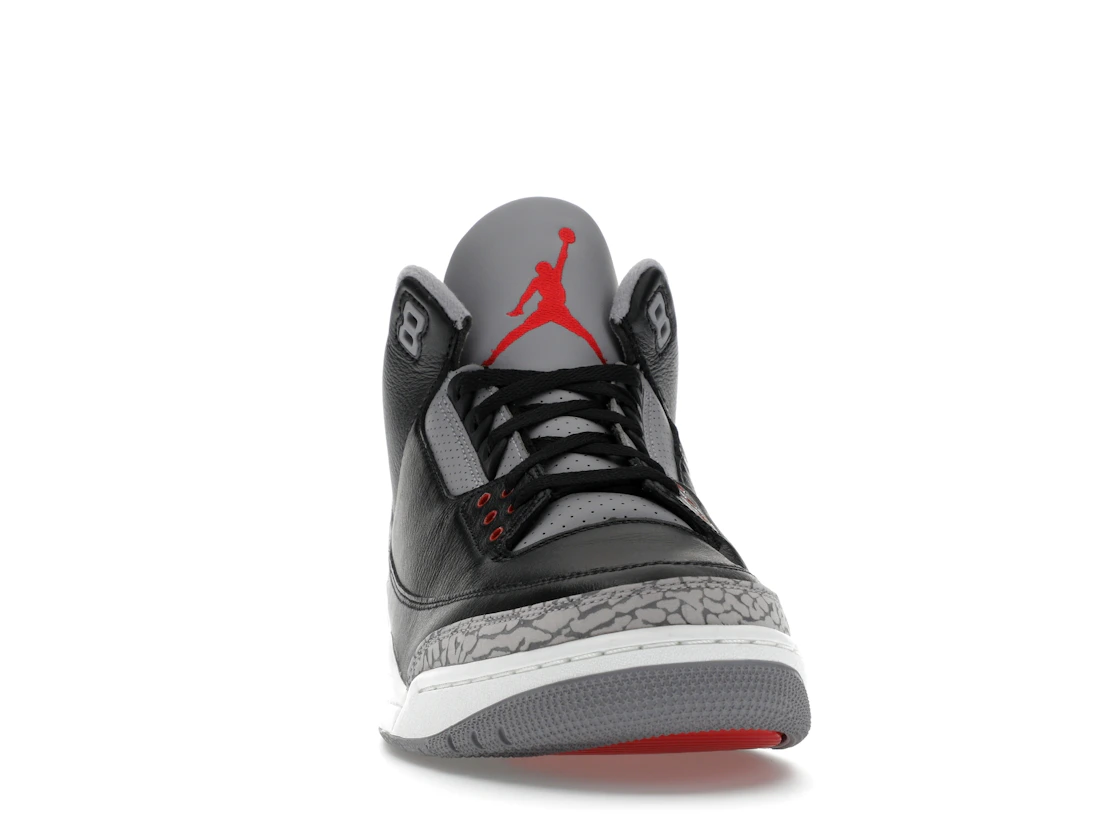 Vue 9 de Jordan 3 Retro OG Black Cement (2024)