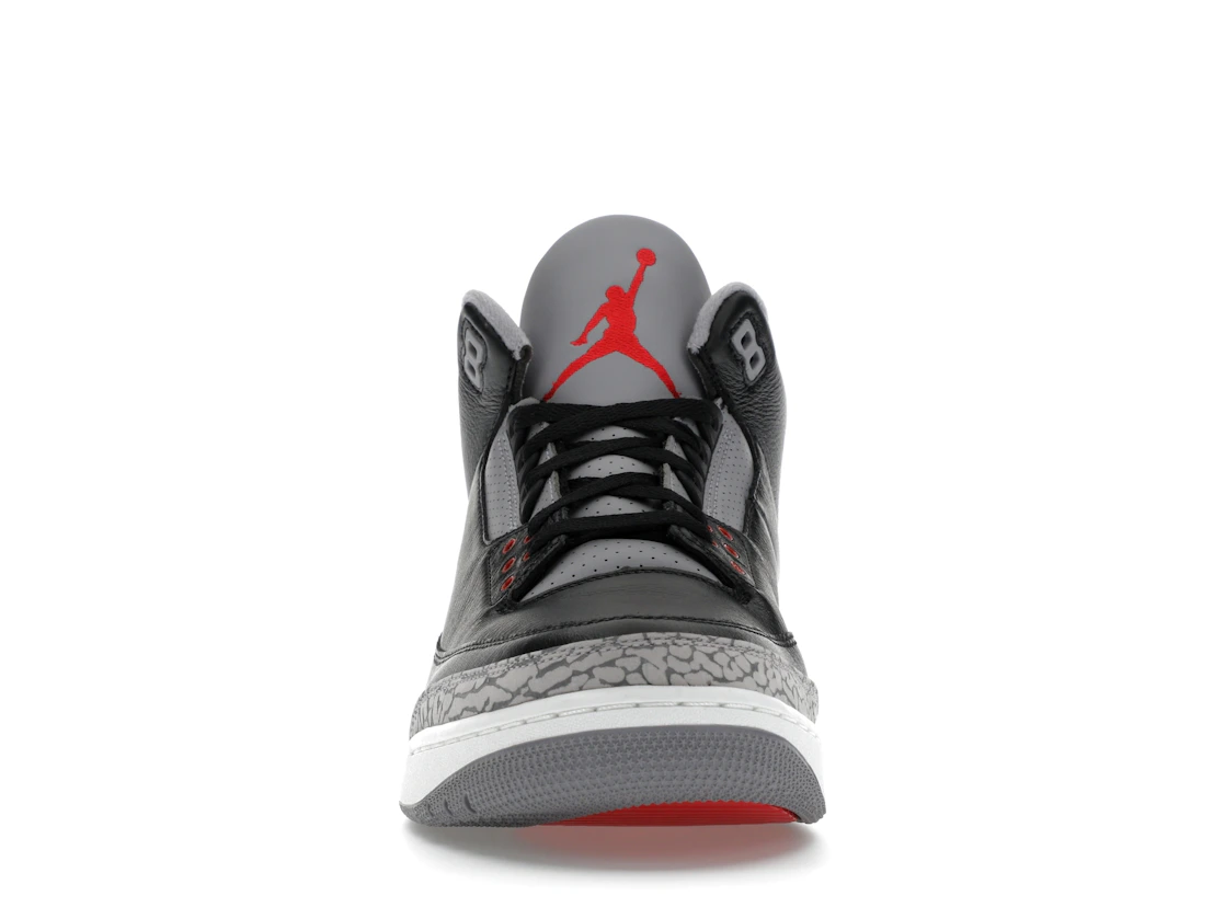 Vue 10 de Jordan 3 Retro OG Black Cement (2024)