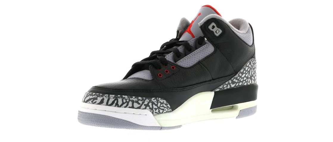 Vue 11 de Jordan 3 Retro Black Cement (2001)