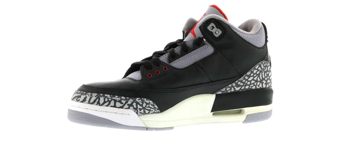 Vue 12 de Jordan 3 Retro Black Cement (2001)