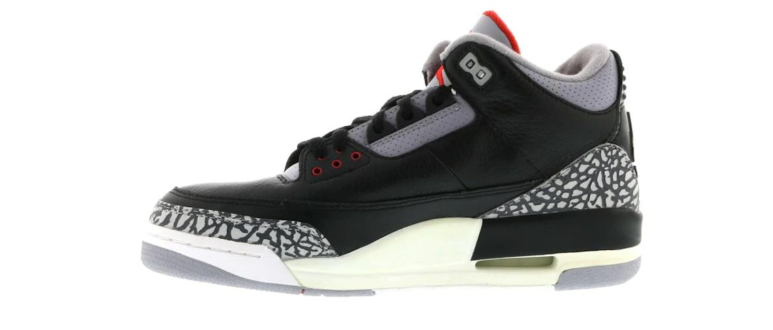 Vue 13 de Jordan 3 Retro Black Cement (2001)