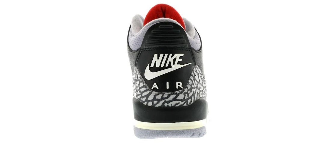 Vue 20 de Jordan 3 Retro Black Cement (2001)