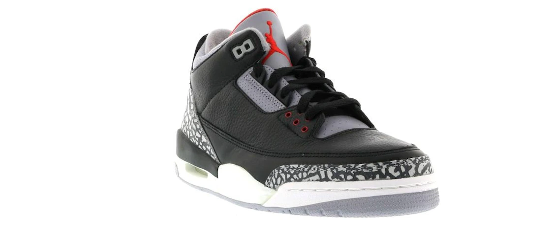 Vue 5 de Jordan 3 Retro Black Cement (2001)