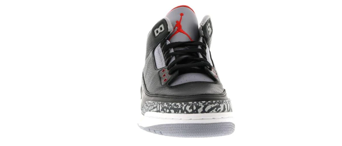 Vue 7 de Jordan 3 Retro Black Cement (2001)