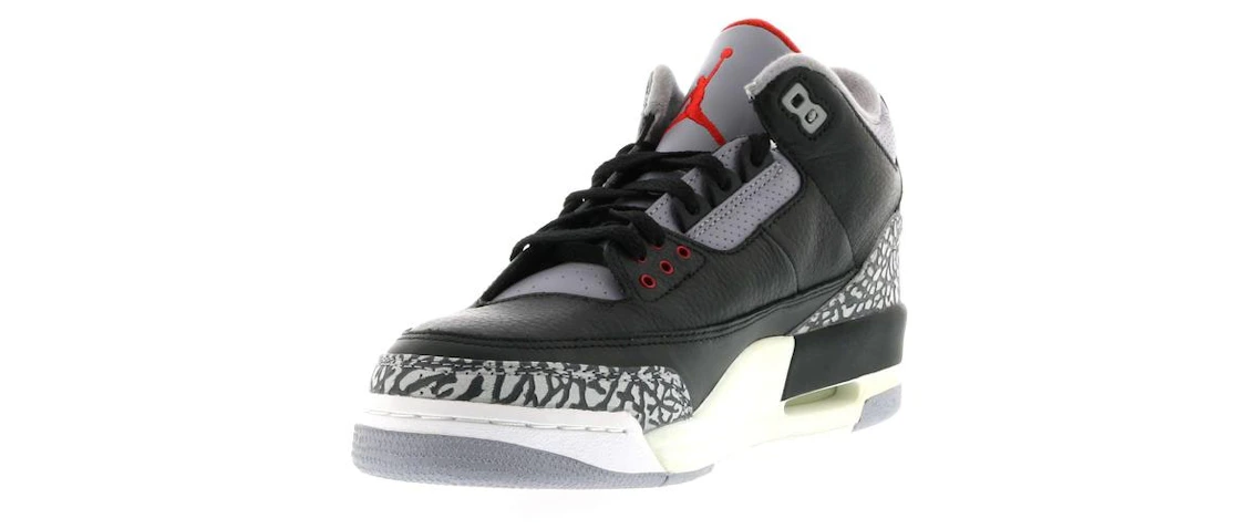 Vue 10 de Jordan 3 Retro Black Cement (2001)