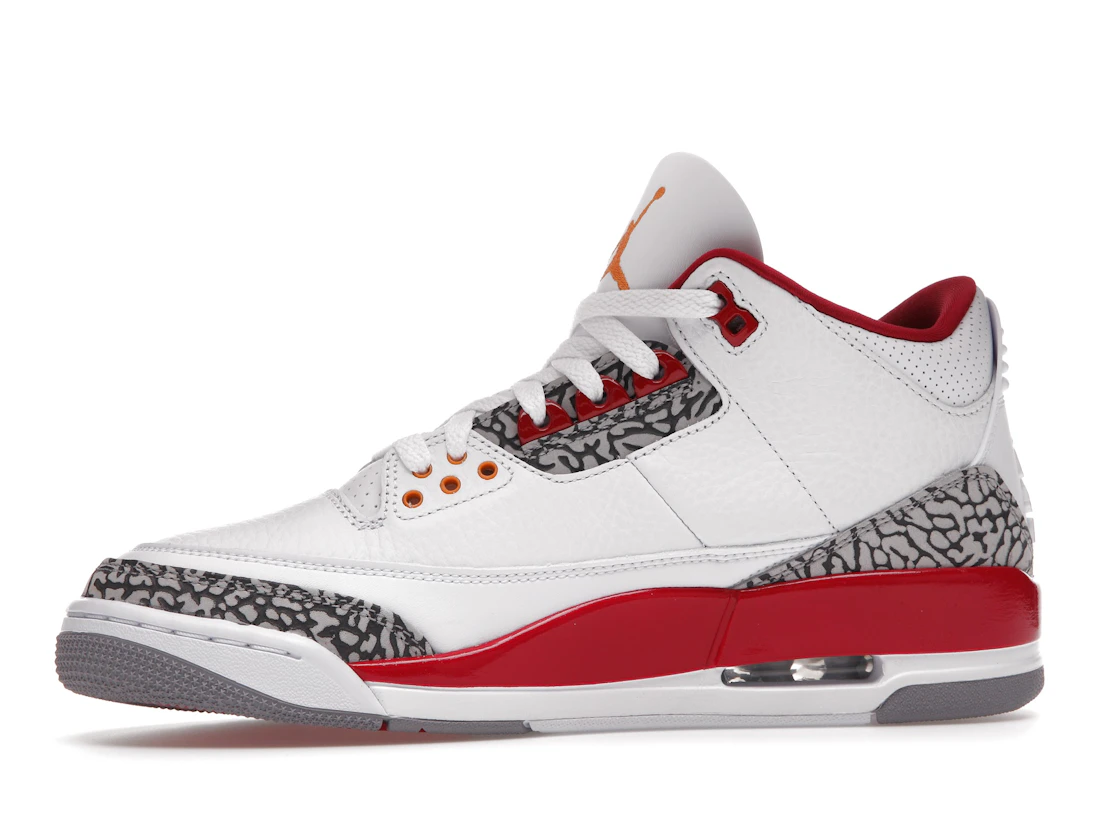 Vue 18 de Jordan 3 Retro Cardinal Red