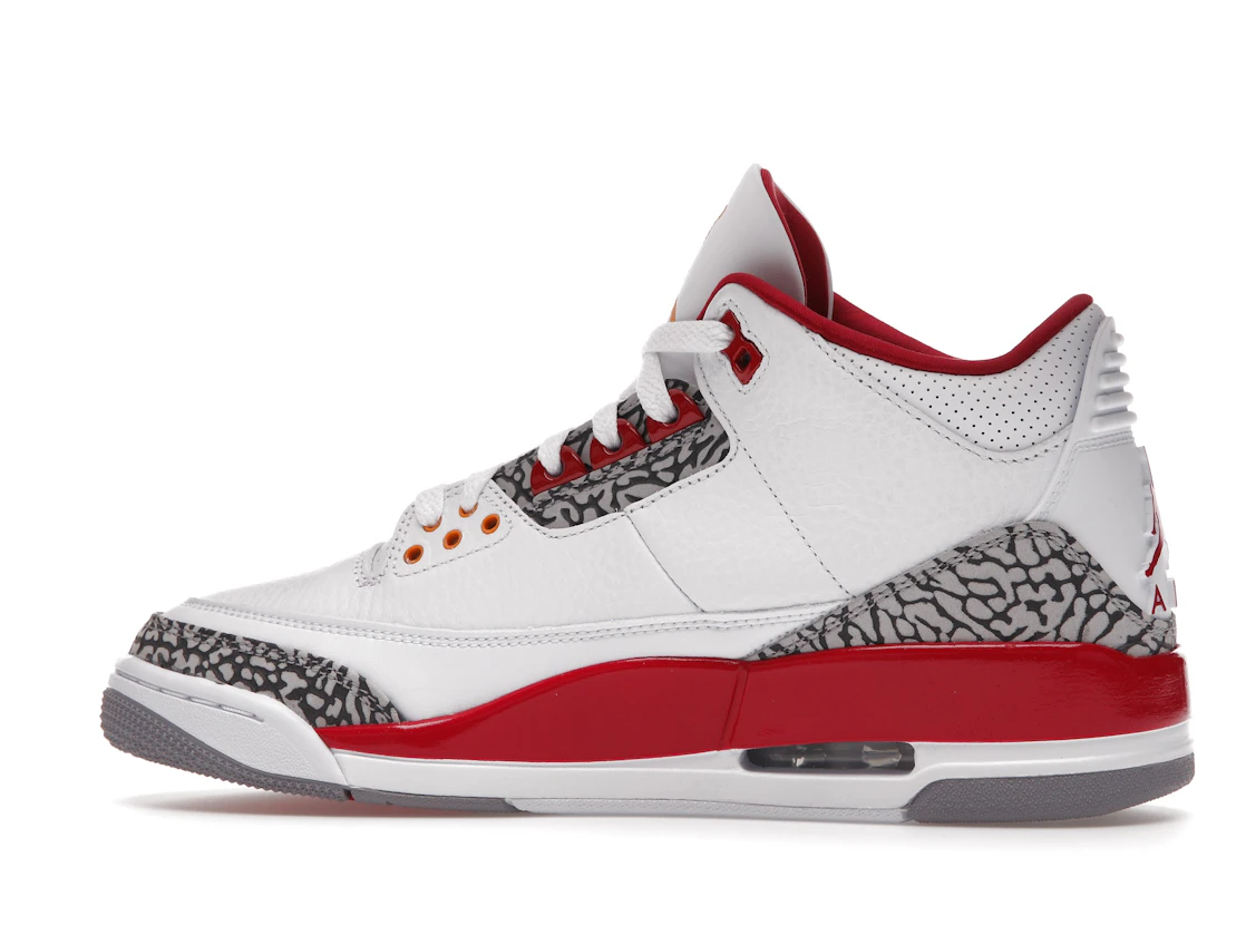 Vue 21 de Jordan 3 Retro Cardinal Red