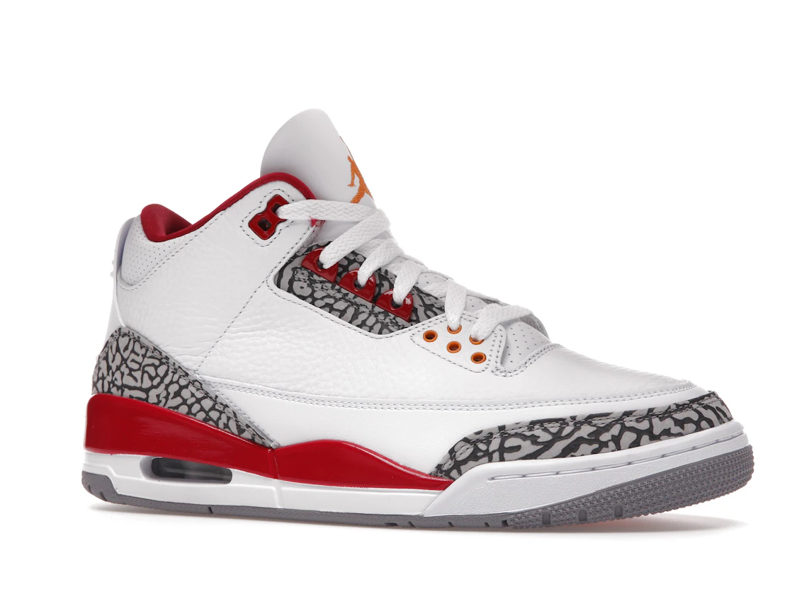 Vue 4 de Jordan 3 Retro Cardinal Red