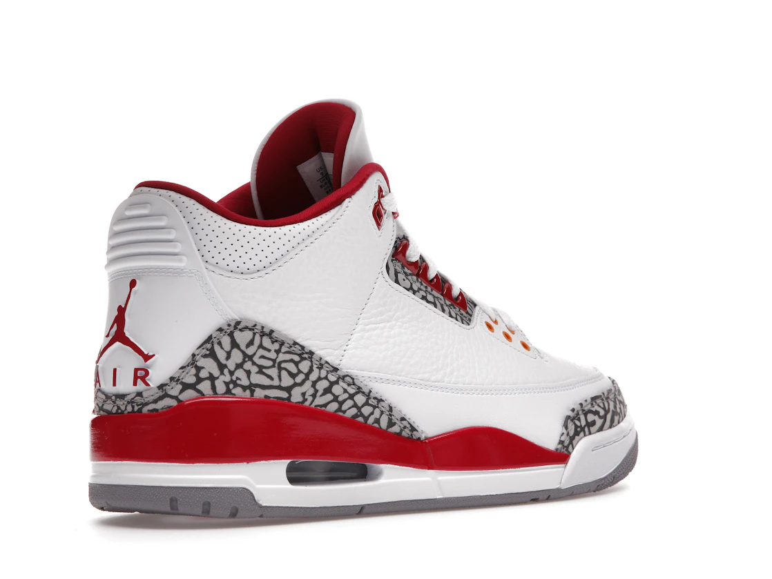 Vue 33 de Jordan 3 Retro Cardinal Red
