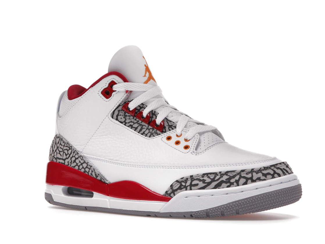 Vue 5 de Jordan 3 Retro Cardinal Red