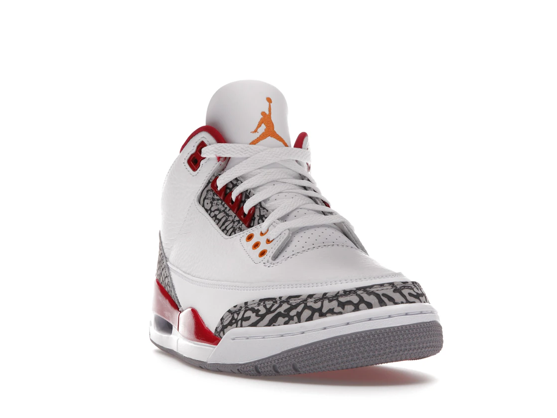 Vue 8 de Jordan 3 Retro Cardinal Red