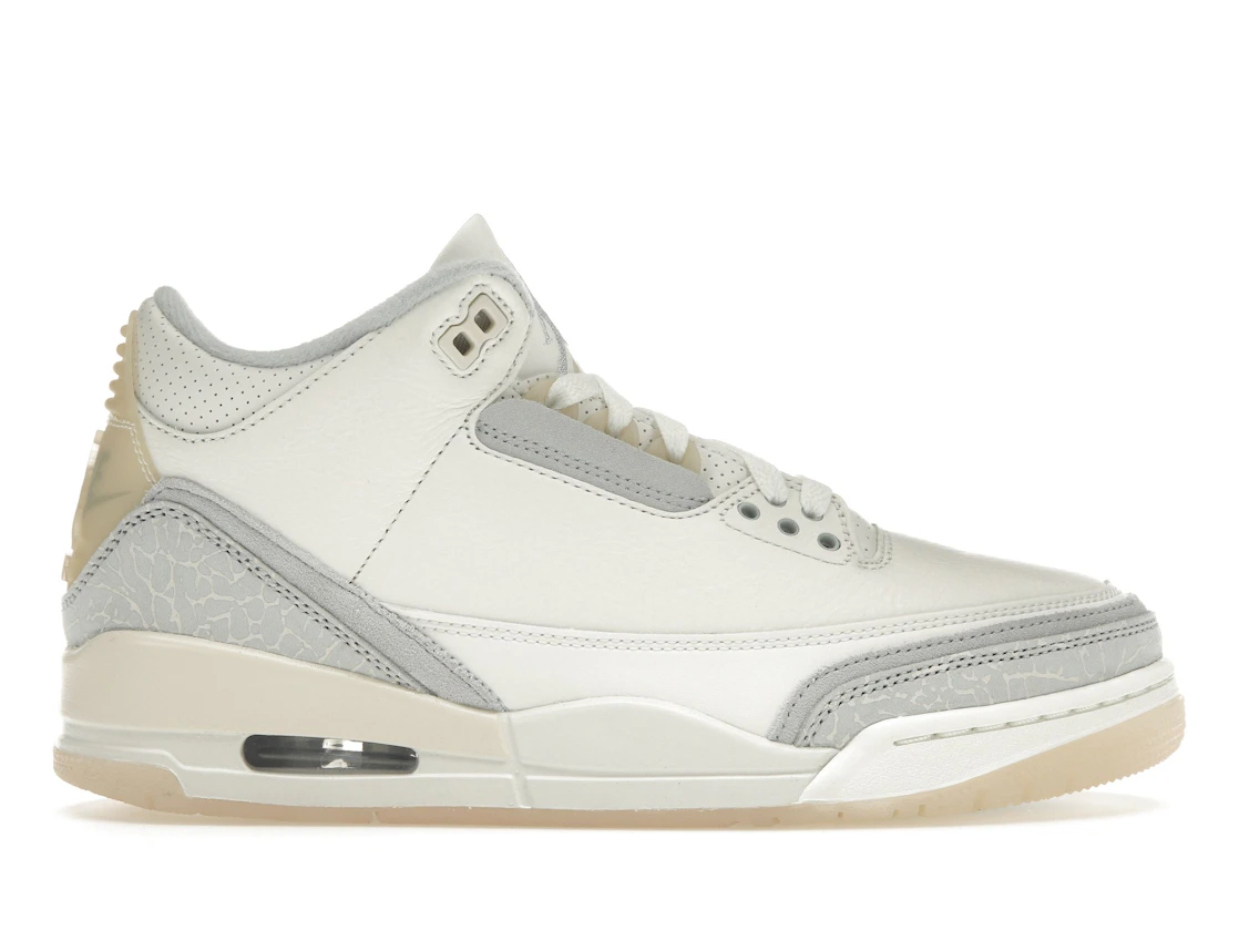 Vue 1 de Jordan 3 Retro Craft Ivory