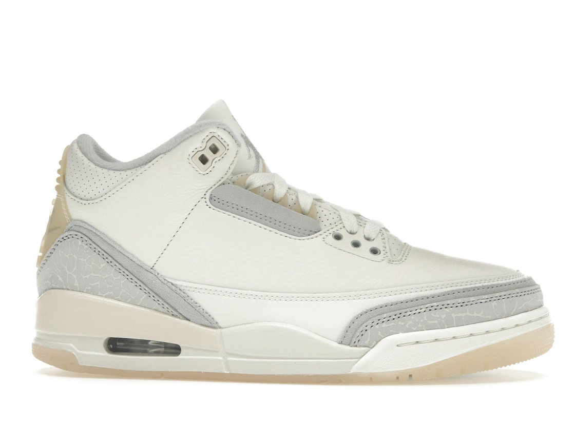 Vue 2 de Jordan 3 Retro Craft Ivory
