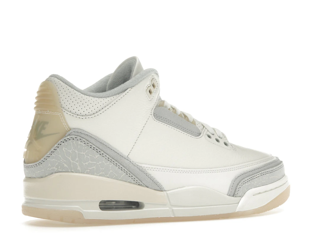 Vue 34 de Jordan 3 Retro Craft Ivory