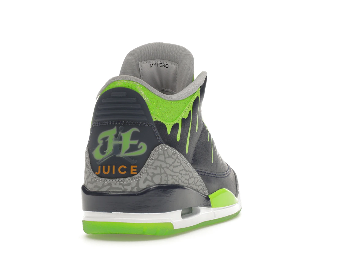 Vue 30 de Jordan 3 Retro Doernbecher Hugo