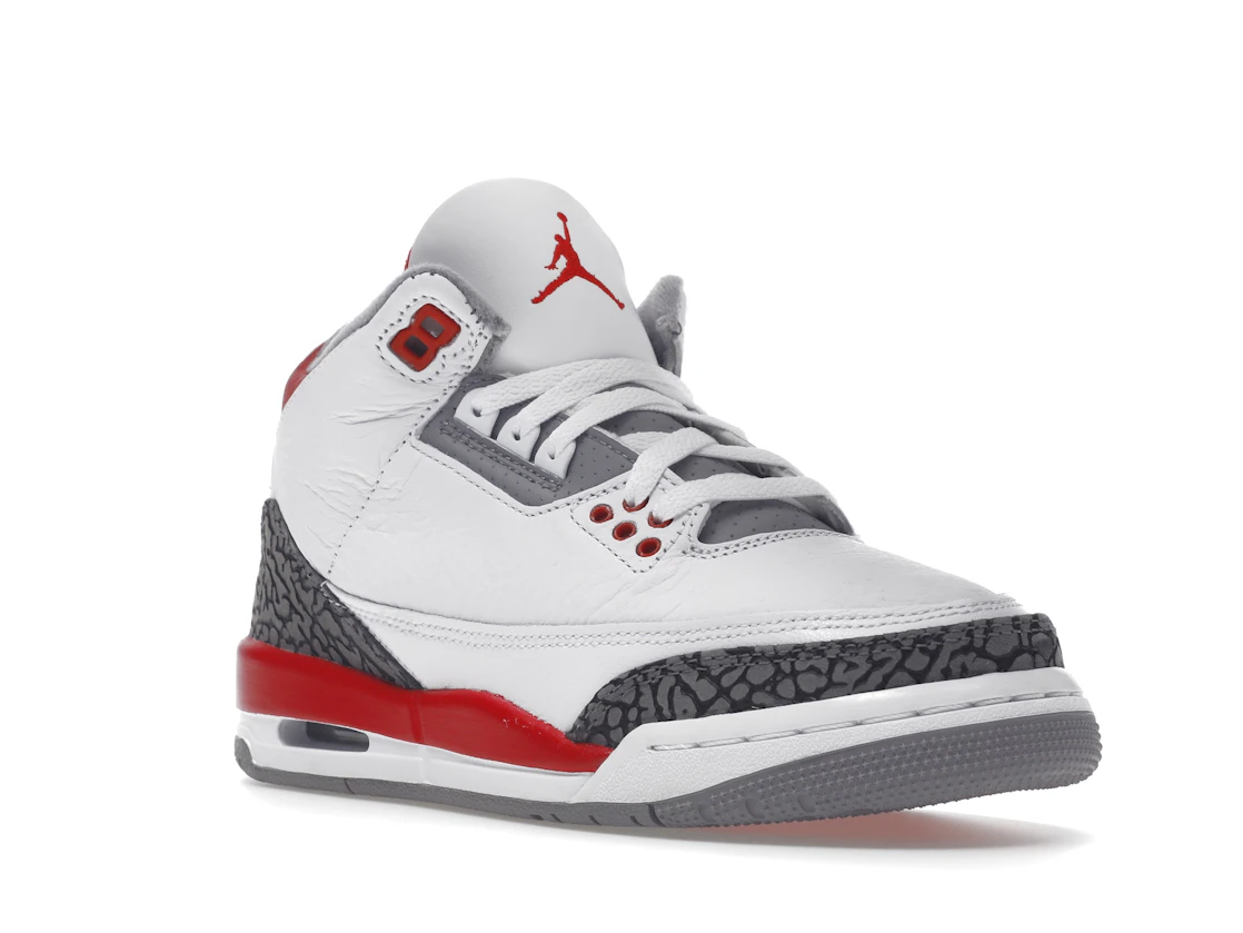 Vue 6 de Jordan 3 Retro Fire Red (2022) (GS)
