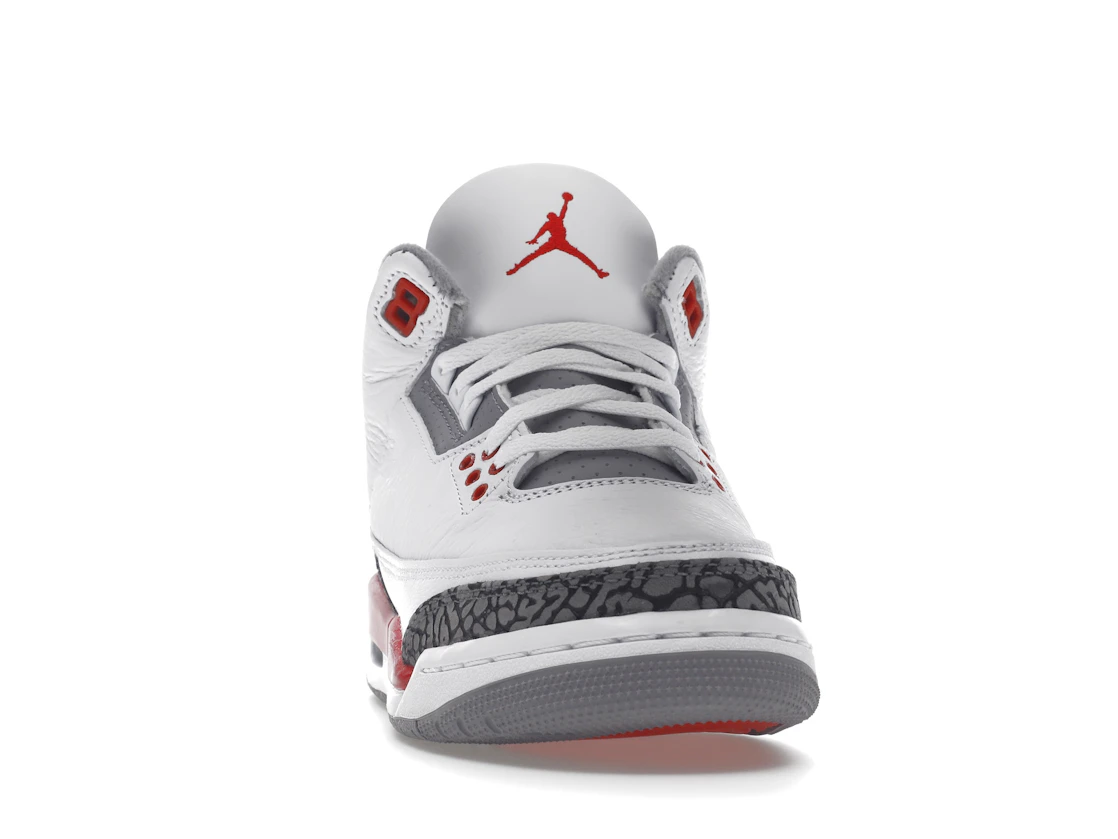 Vue 9 de Jordan 3 Retro Fire Red (2022) (GS)