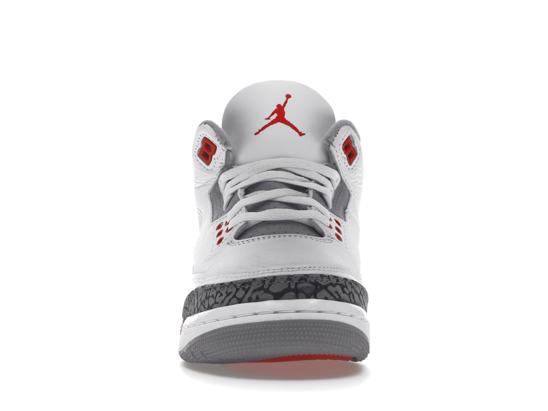 Vue 10 de Jordan 3 Retro Fire Red (2022) (GS)
