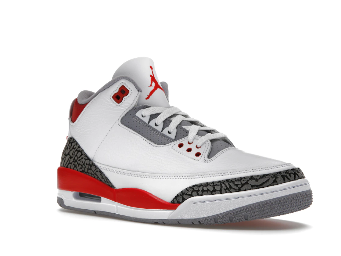 Vue 5 de Jordan 3 Retro Fire Red (2022)