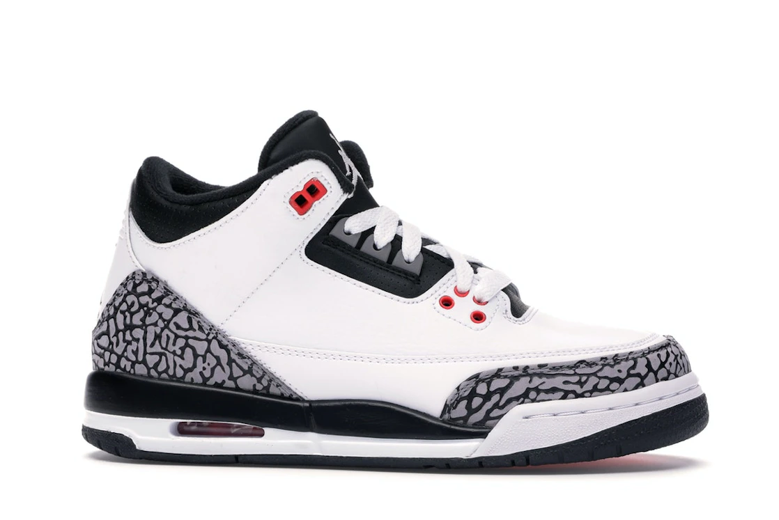 Vue 2 de Jordan 3 Retro Infrared 23 (GS)