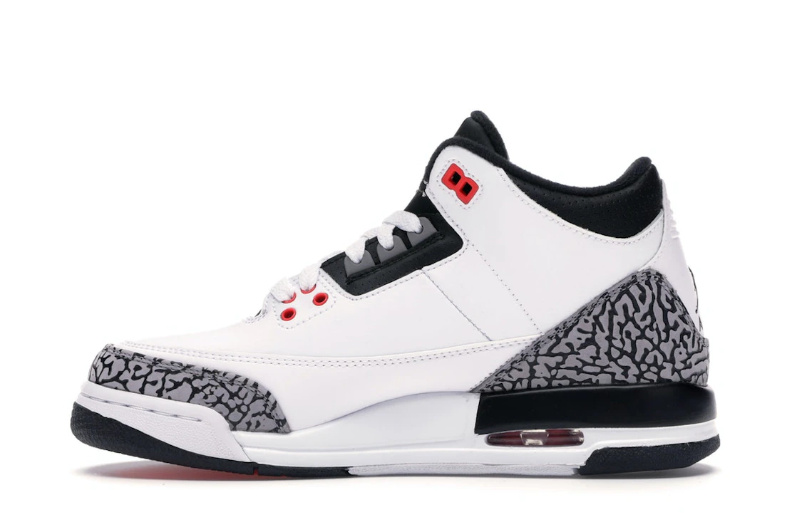 Vue 19 de Jordan 3 Retro Infrared 23 (GS)