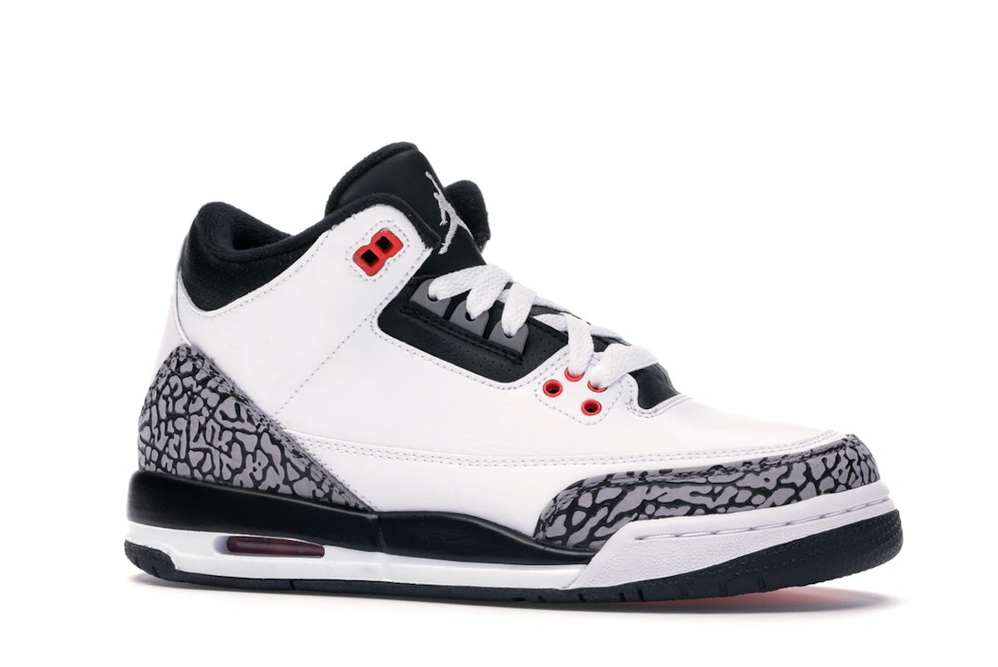Vue 3 de Jordan 3 Retro Infrared 23 (GS)