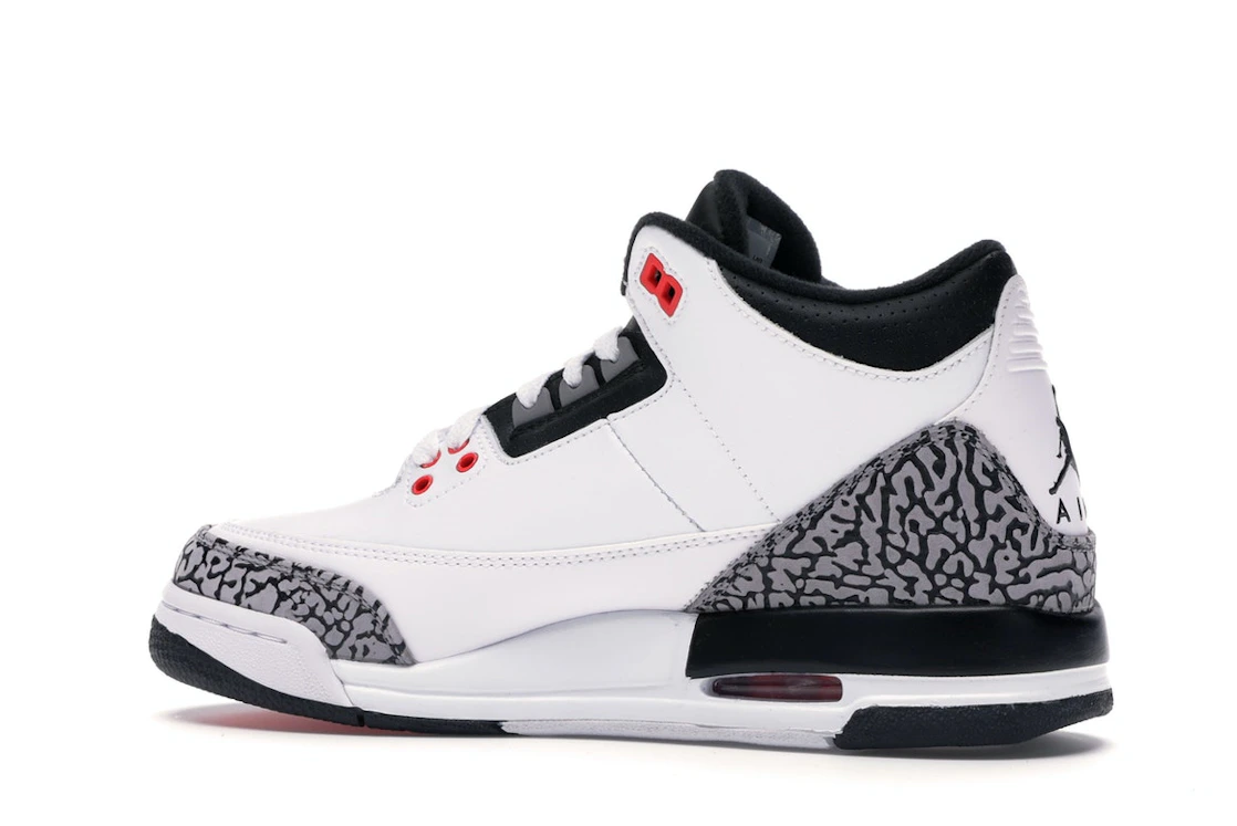 Vue 21 de Jordan 3 Retro Infrared 23 (GS)