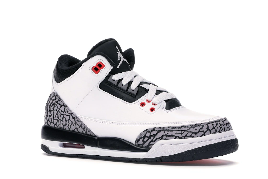 Vue 4 de Jordan 3 Retro Infrared 23 (GS)