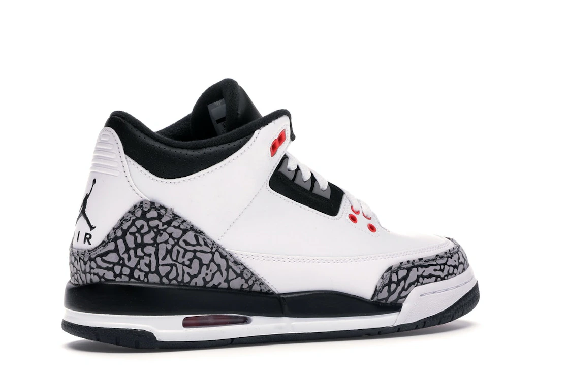 Vue 34 de Jordan 3 Retro Infrared 23 (GS)