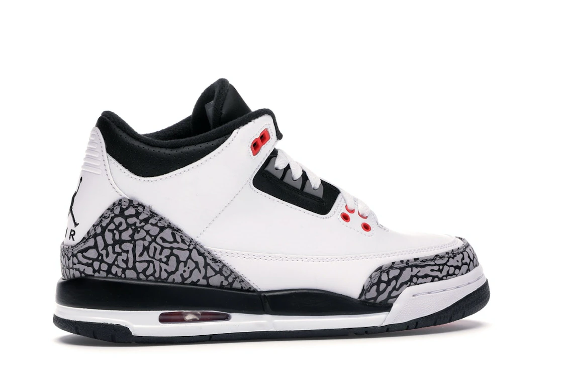 Vue 35 de Jordan 3 Retro Infrared 23 (GS)