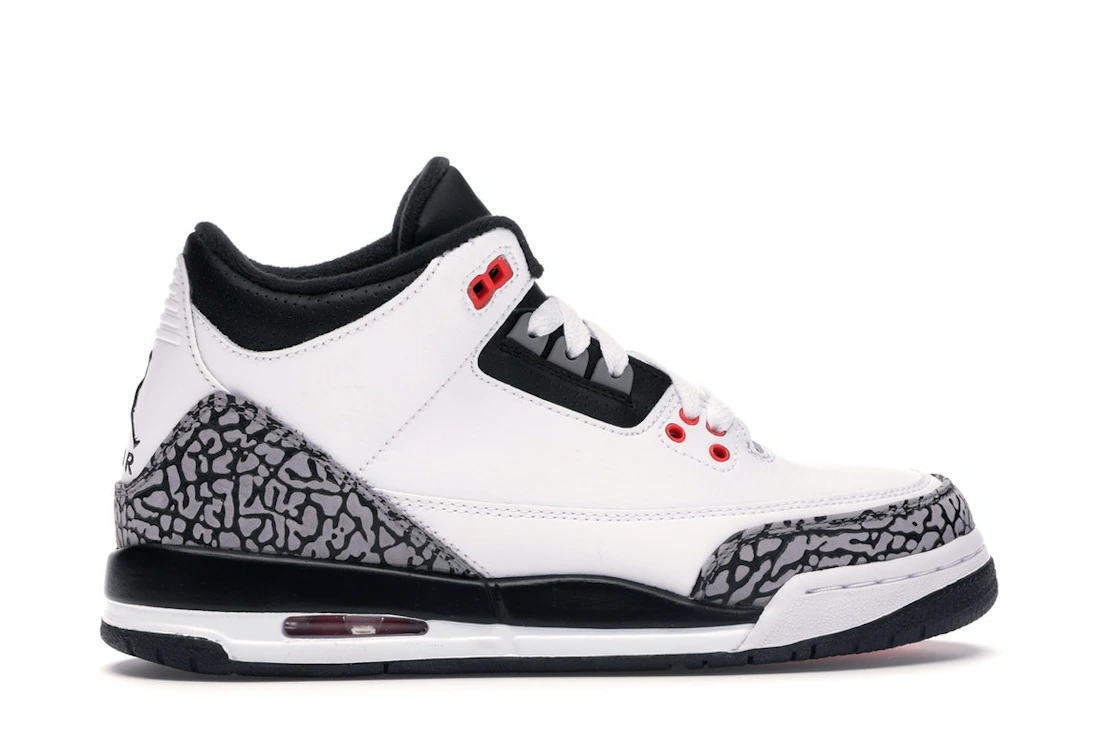 Vue 36 de Jordan 3 Retro Infrared 23 (GS)