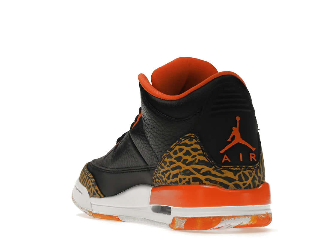 Vue 25 de Jordan 3 Retro Kumquat (GS)
