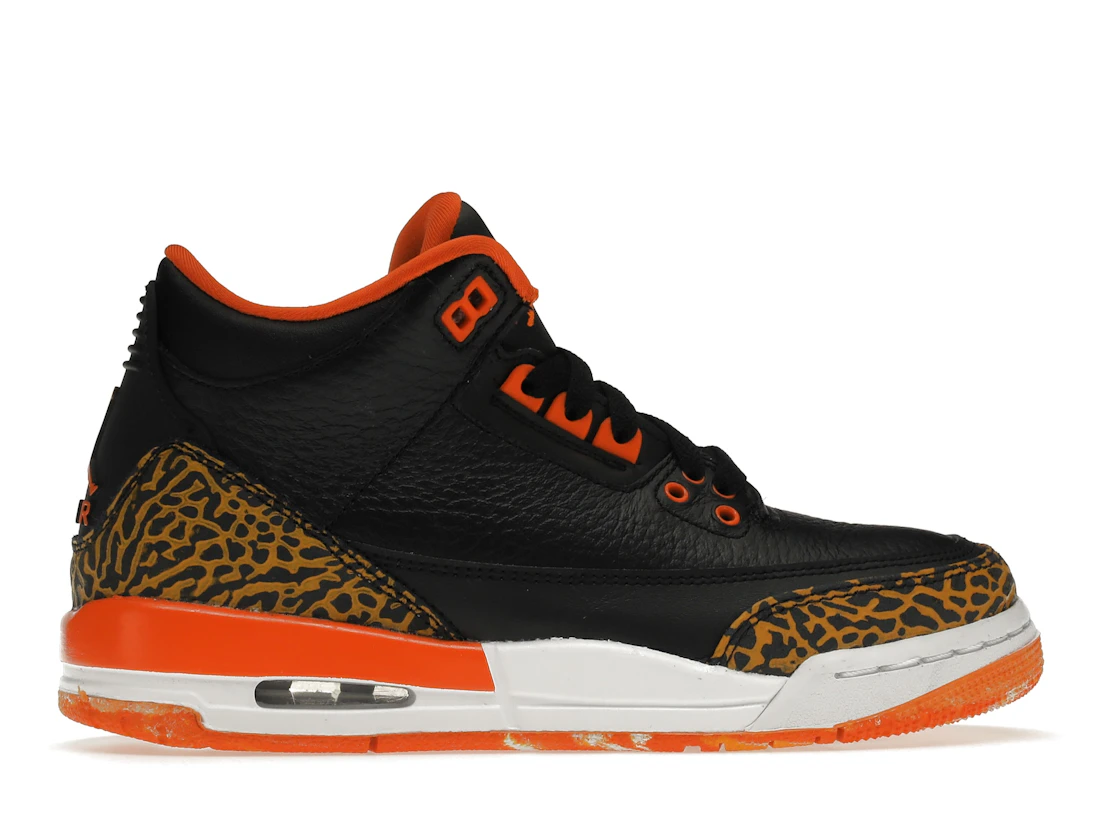 Vue 36 de Jordan 3 Retro Kumquat (GS)