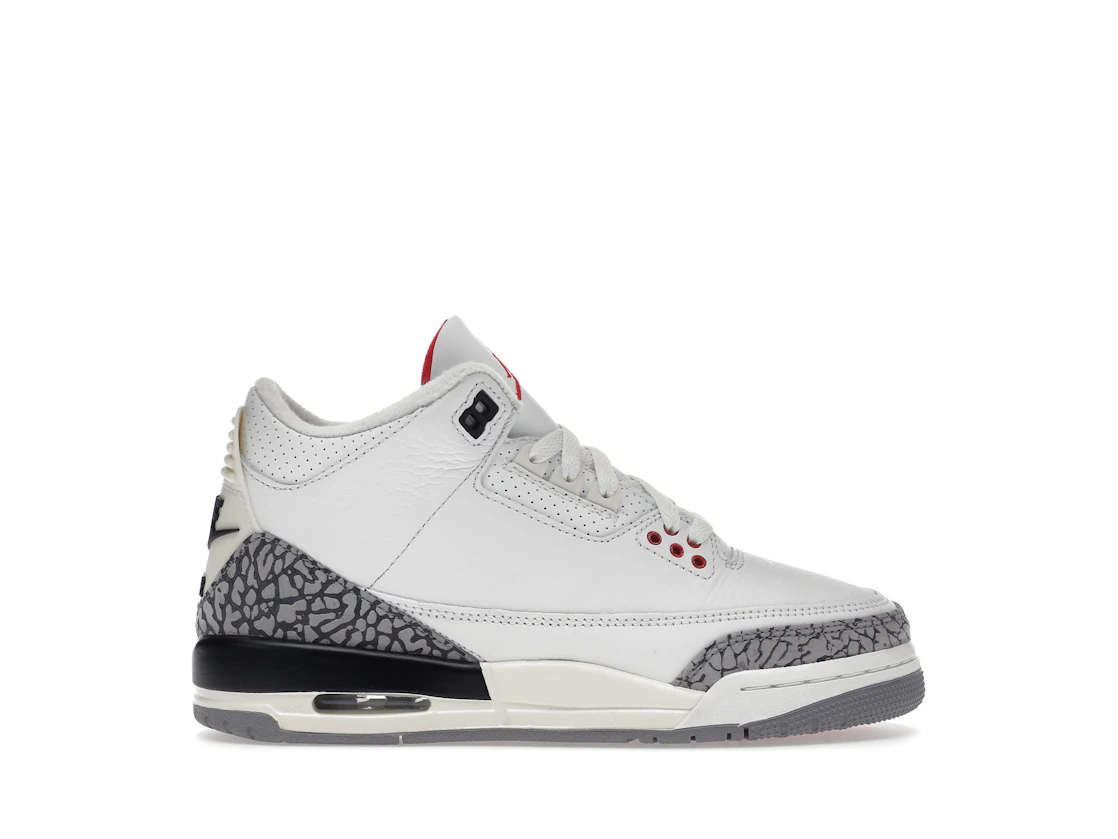 Vue 1 de Jordan 3 Retro White Cement Reimagined (GS)