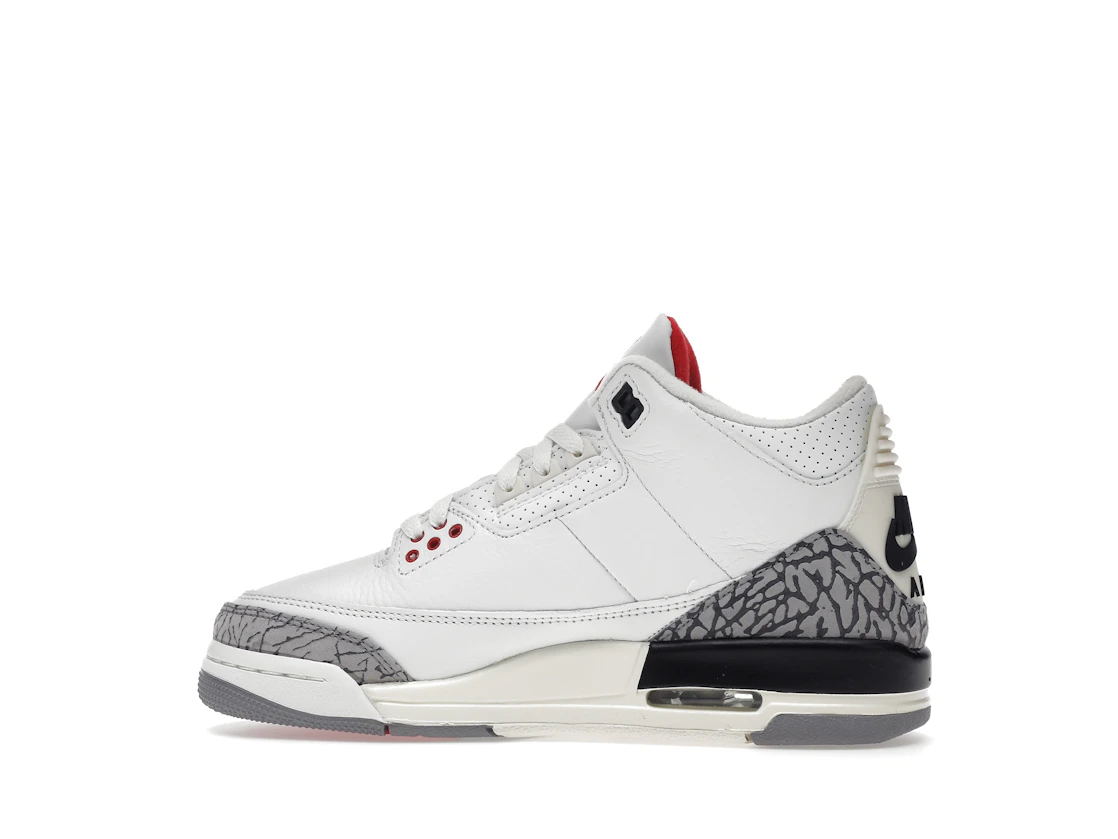 Vue 20 de Jordan 3 Retro White Cement Reimagined (GS)