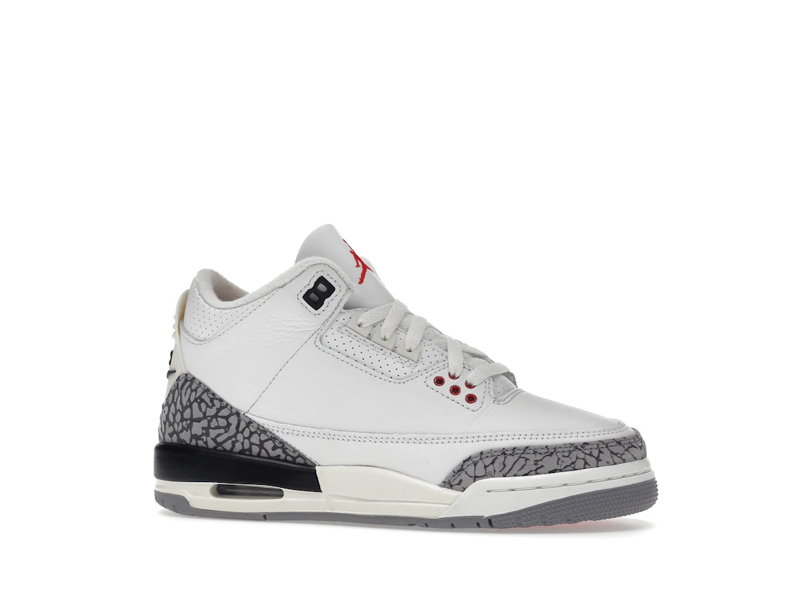 Vue 3 de Jordan 3 Retro White Cement Reimagined (GS)