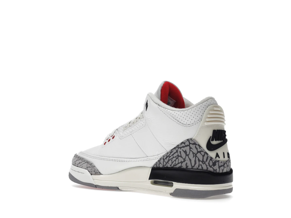Vue 23 de Jordan 3 Retro White Cement Reimagined (GS)