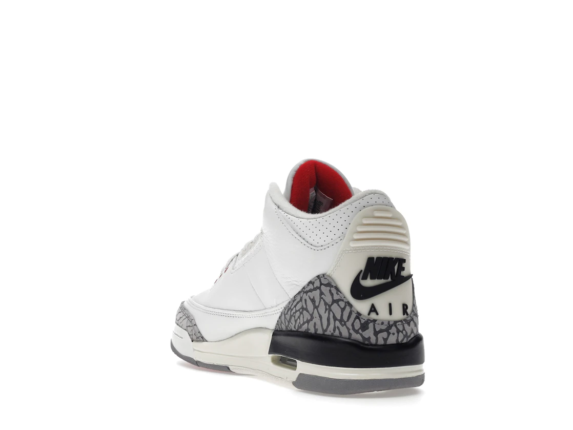 Vue 25 de Jordan 3 Retro White Cement Reimagined (GS)