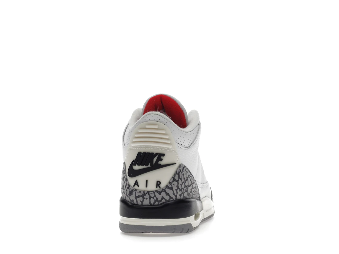 Vue 29 de Jordan 3 Retro White Cement Reimagined (GS)
