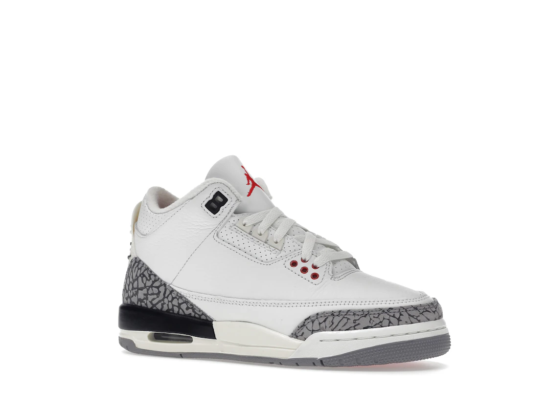 Vue 4 de Jordan 3 Retro White Cement Reimagined (GS)