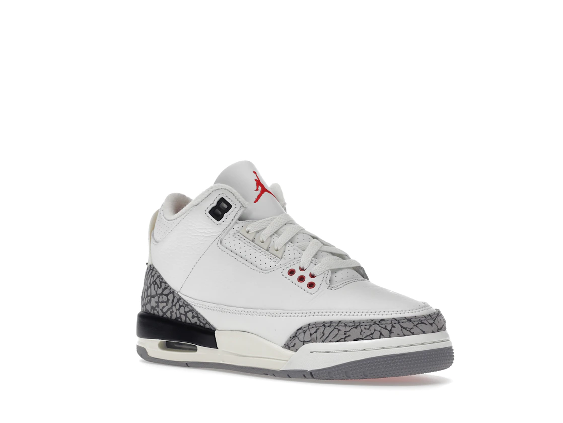 Vue 5 de Jordan 3 Retro White Cement Reimagined (GS)