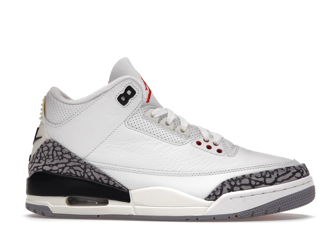 Vue 2 de Jordan 3 Retro White Cement Reimagined