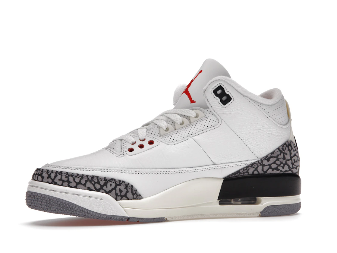 Vue 17 de Jordan 3 Retro White Cement Reimagined