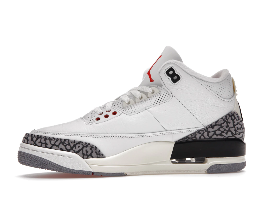 Vue 18 de Jordan 3 Retro White Cement Reimagined