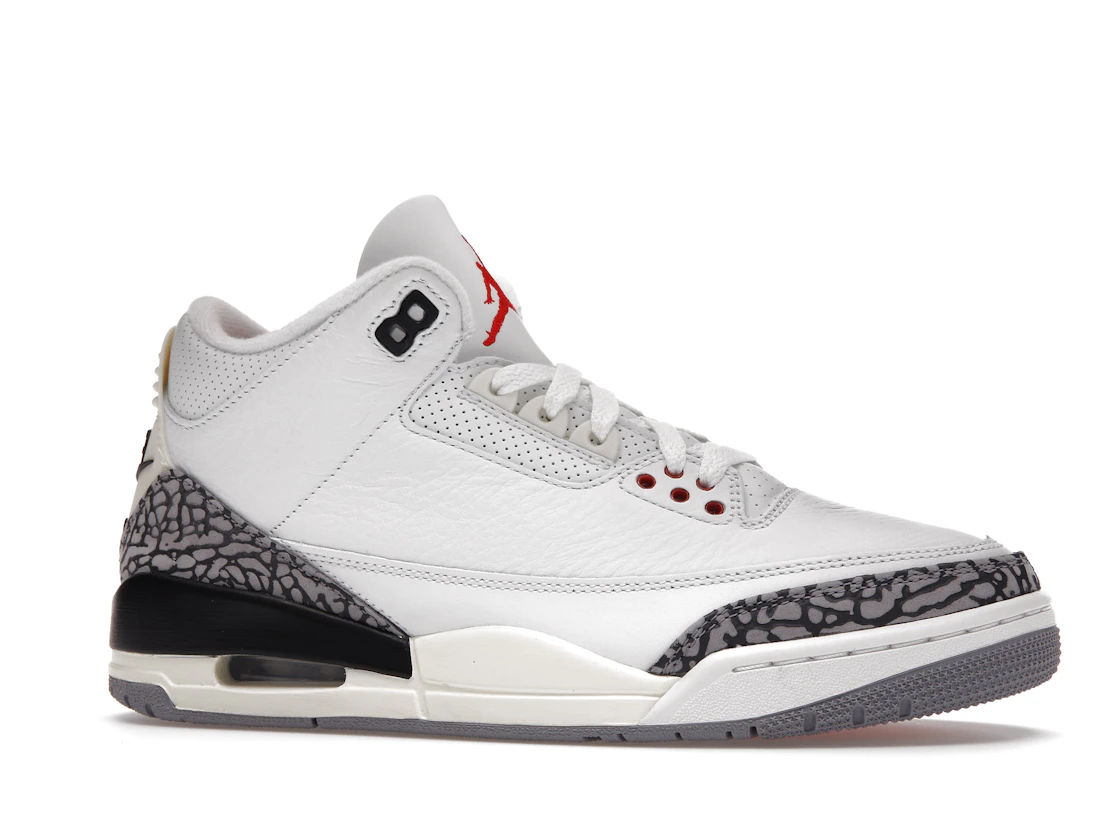 Vue 3 de Jordan 3 Retro White Cement Reimagined
