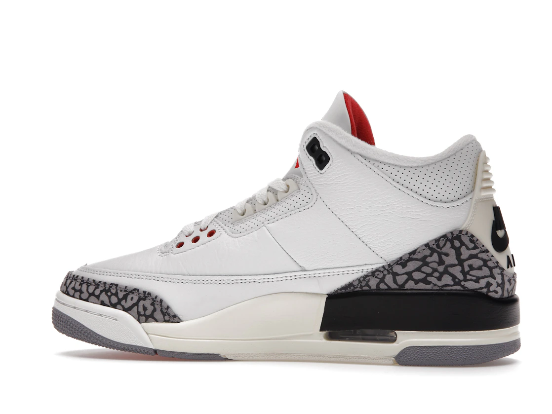 Vue 21 de Jordan 3 Retro White Cement Reimagined