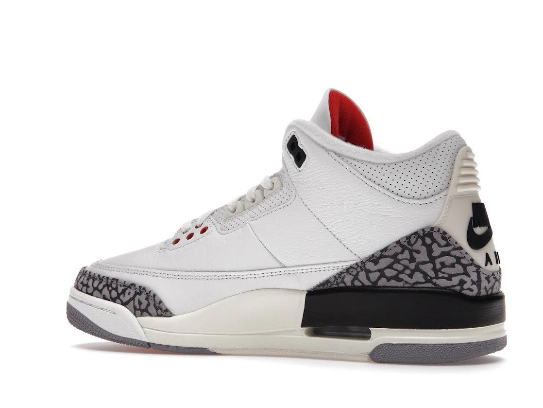 Vue 22 de Jordan 3 Retro White Cement Reimagined